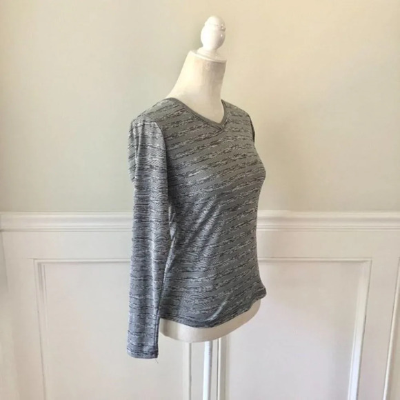 RBX Active Long Sleeve Top Gray S - Picture 2 of 4